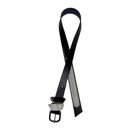 "Black pelos belt"