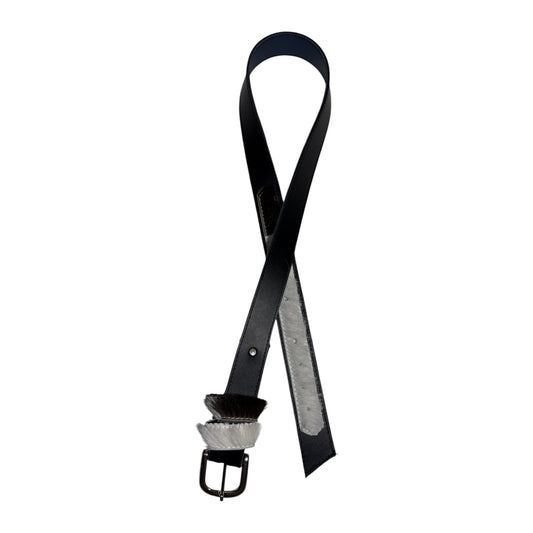 "Black pelos belt"