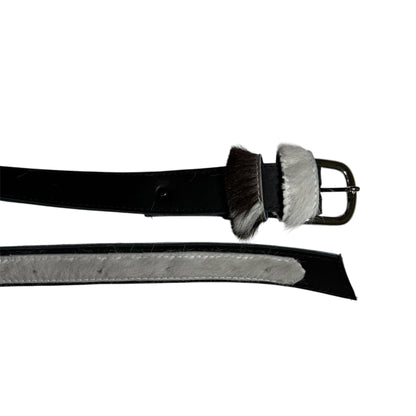 "Black pelos belt"