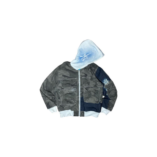 "Thrt99n Patchwork Jacket"